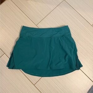 lululemon athletica teal tennis skirt